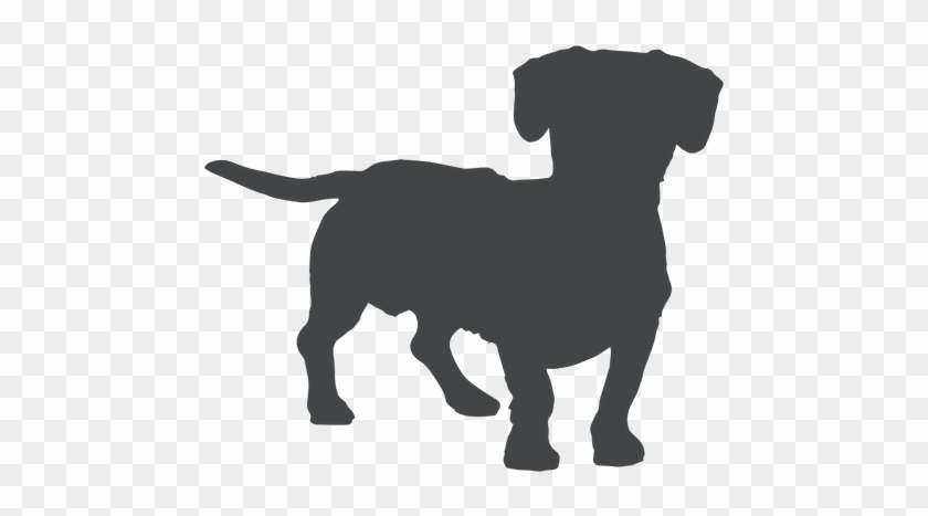 Dog Silhouette Playing - Transparent Background Dog Silhouette Dog Clipart #1092771