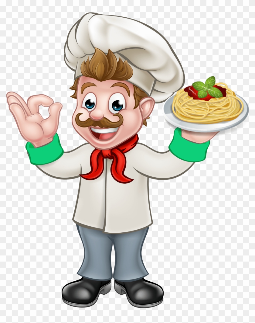 Lunch & Dinner • Catering - Cartoon Chef #1092837