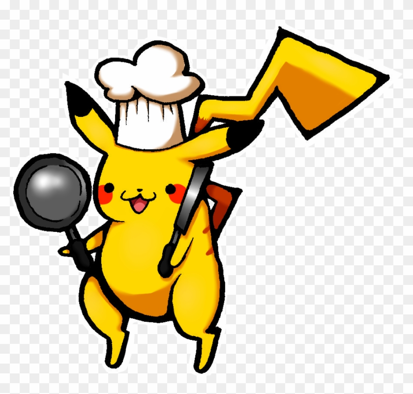 Picklemittens Chef Pikachu W/o Background By Picklemittens - Digital Art #1092856