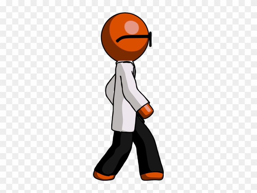 Orange Doctor Scientist Man - Orange Doctor Scientist Man #1092873