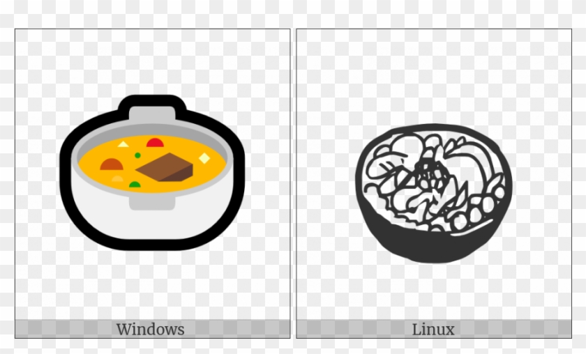 Pot Of Food On Various Operating Systems - Illustration #1092900