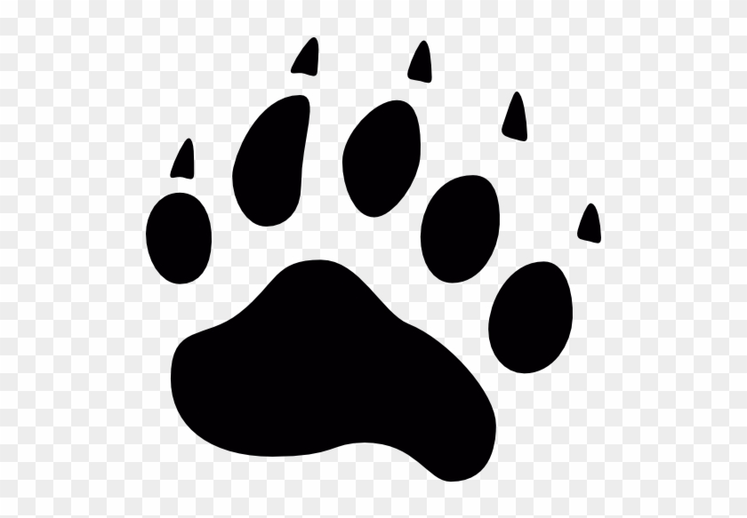 Animal Track Footprint Clipart - Bear Icon - Free Transparent PNG Clipart  Images Download