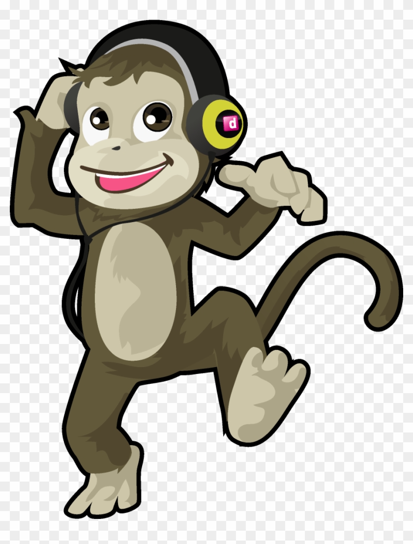 Funky Monkey He's Hip, He's Cool, He's D Funky Monkey - Cartoon #1093197