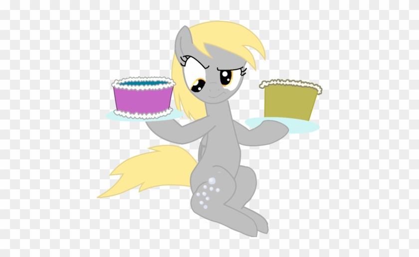 Derpy Made Me Birthday Cake By Willowtails - Cartoon #1093274