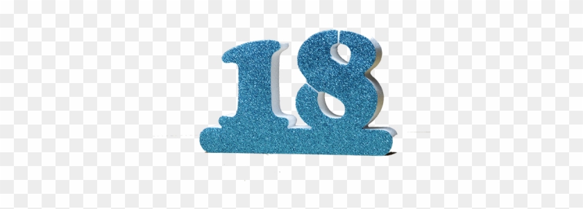Number 18 For 18th Birthday Blue - Blue 18th Birthday Png #1093281