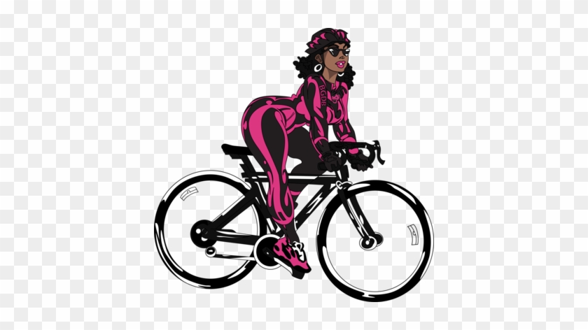"these Hips Were Made For Cycling" Tee - Black Girls Do Bike #1093321