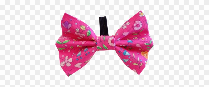 Pretty In Pink Bow Tie © - Paisley #1093369