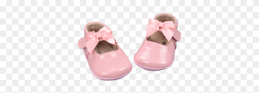 Baby Girls Pre Walker Shoes Shiny Bow - Baby Shoes Transparent #1093373