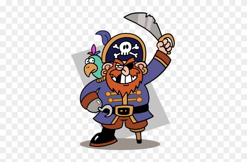 Pirate Captain Clipart - Cartoon Pirate #1093704