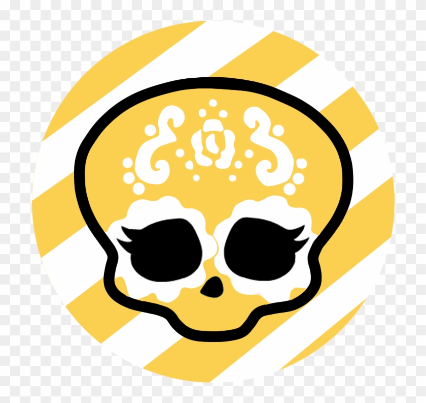 Skelita Calaveras Skullette - Skull With Pink Bow Logo #1093721