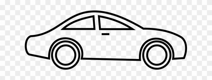 Transportation - Car Clipart Black And White #1093812