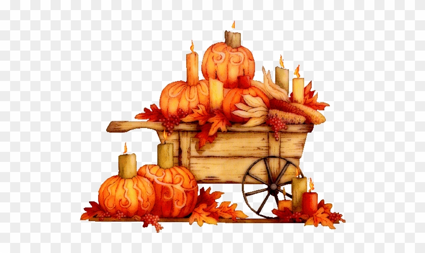 Pumpkins & Candles Graphic Autumn Fall Candle Gif Pumpkin - Pumpkins Gif #1093823