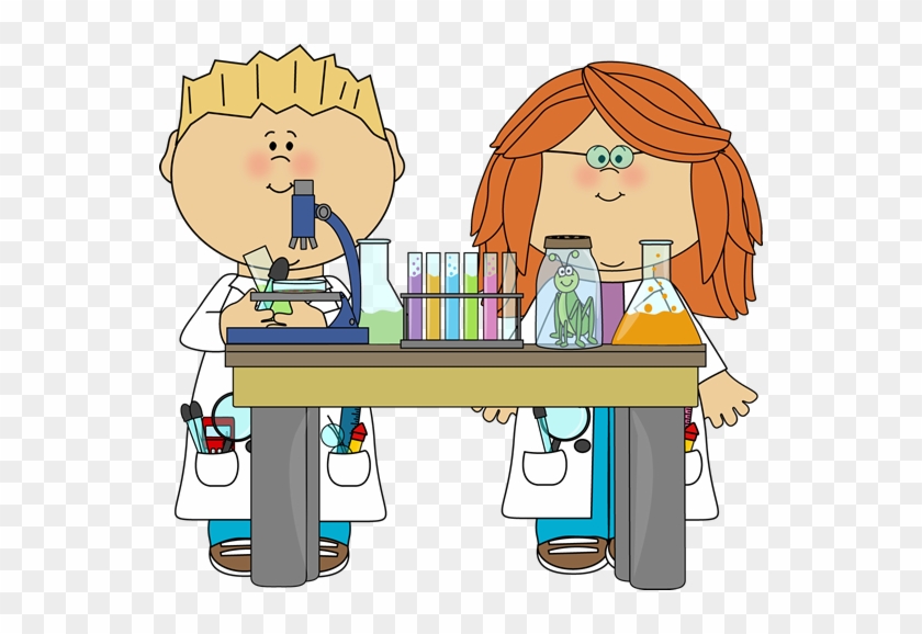 Kids In Science Class Clip Art - Science Experiment Clip Art #1093932