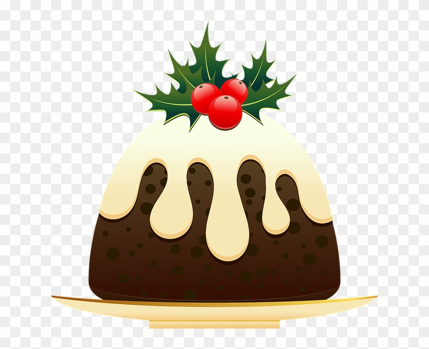 Feeding - Clip Art Christmas Pudding #1093976