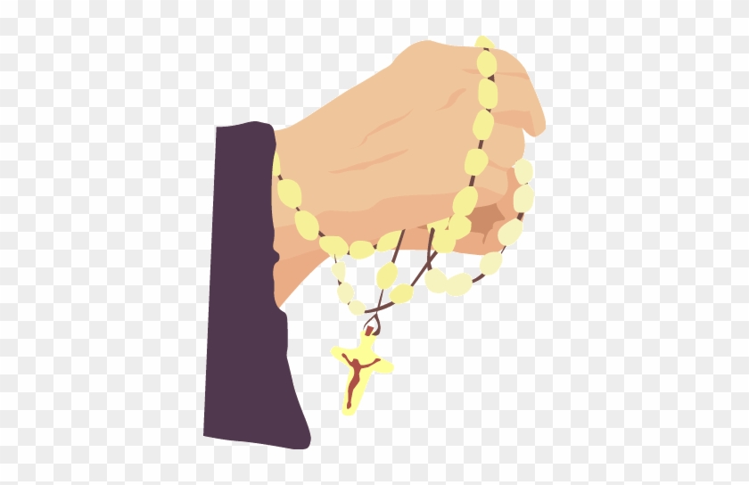 Download Christmas Clip Art - Rosary Cartoon Transparent #1093980