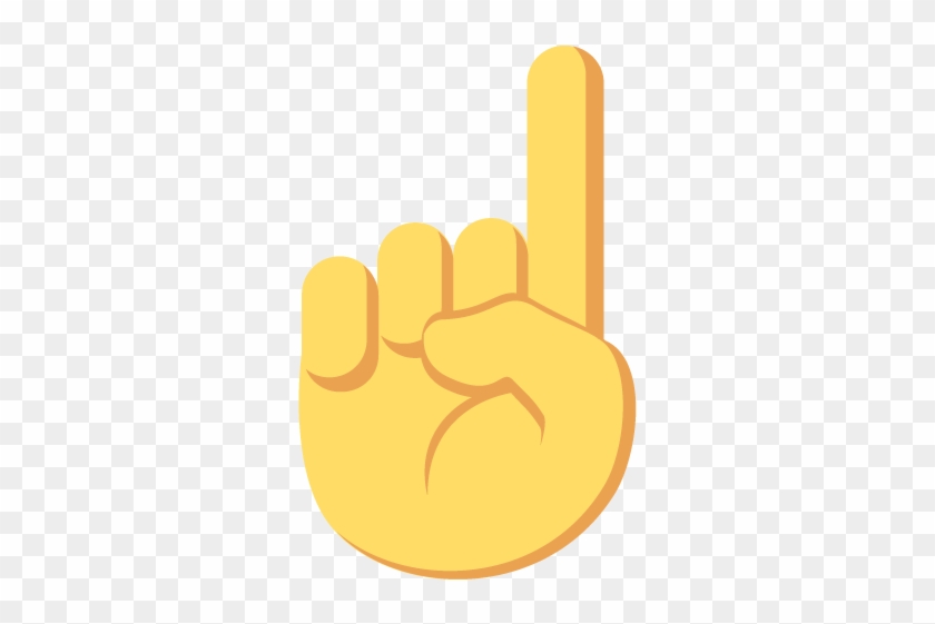 Hand Emoji Clipart Pointer Finger - ☝ Emoji #1093999