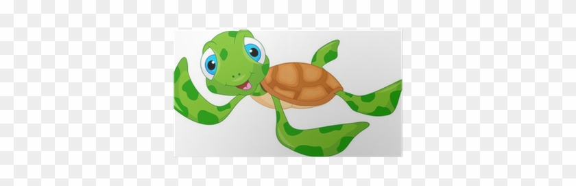 Sea Turtle Vector Cartoon #1094020