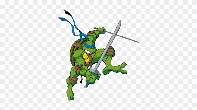 Ninja Turtles Clipart Leonardo - Leonardo Ninja Turtle Transparent #1094046
