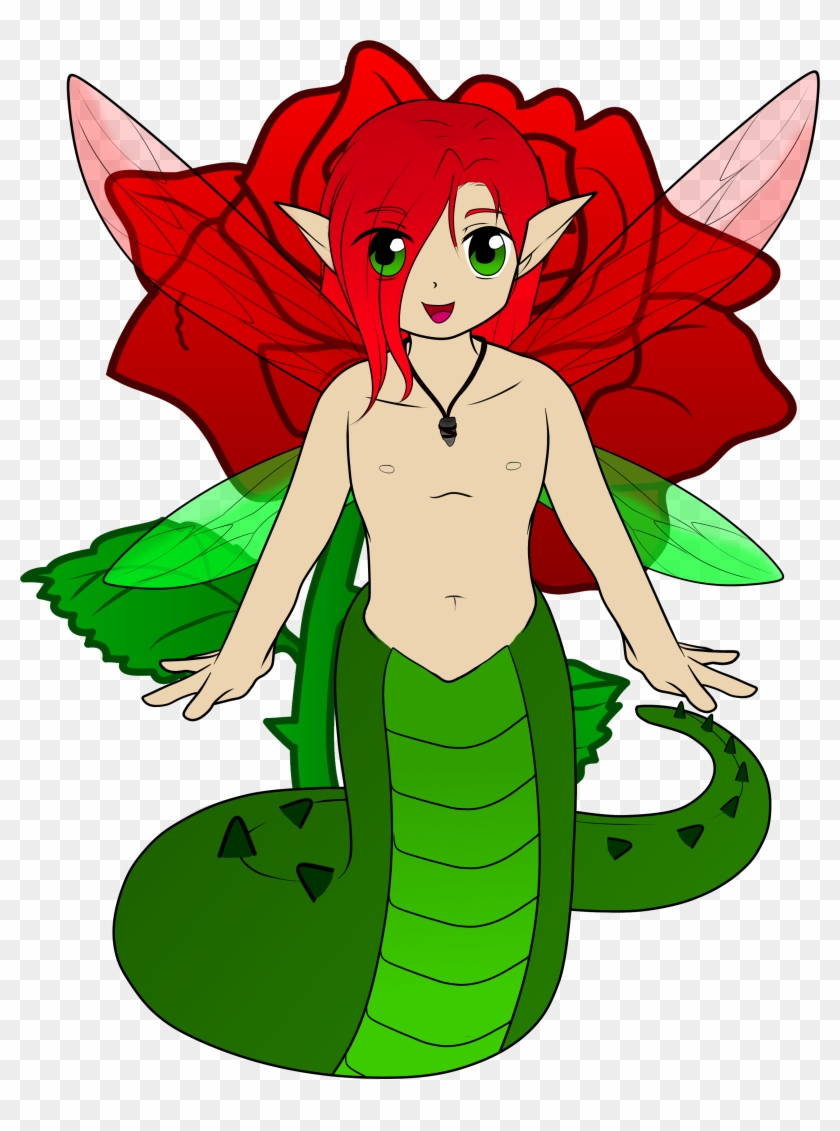 Rose Pixie Naga Boy By Roseandherthorns Rose Pixie - Illustration #1094131