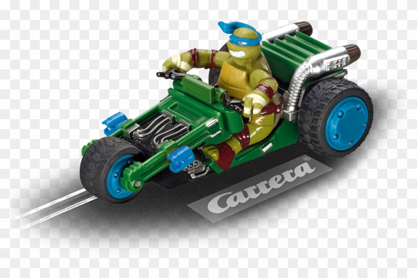 Teenage Mutant Ninja Turtles Turtle Trike Leonardo - Carrera Go!!! Tmnt Ninja Boost 1:43 Scale Slot Racing #1094132
