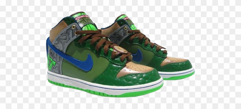 ninja turtle nike high top dunks