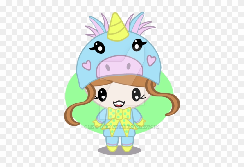 Kawaii Liz Full Body 2 By Liz H Alexander - Cartoon #1094205