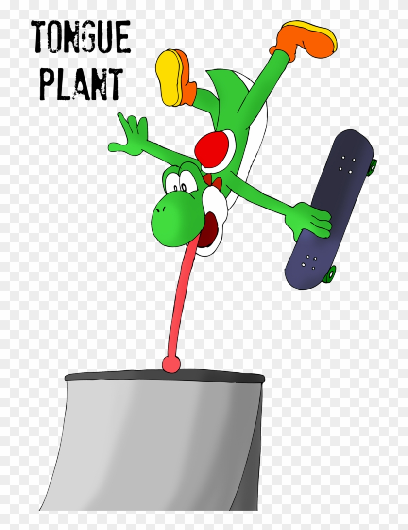 Yoshi Tongue Plant By Zefrenchm - Comics #1094221