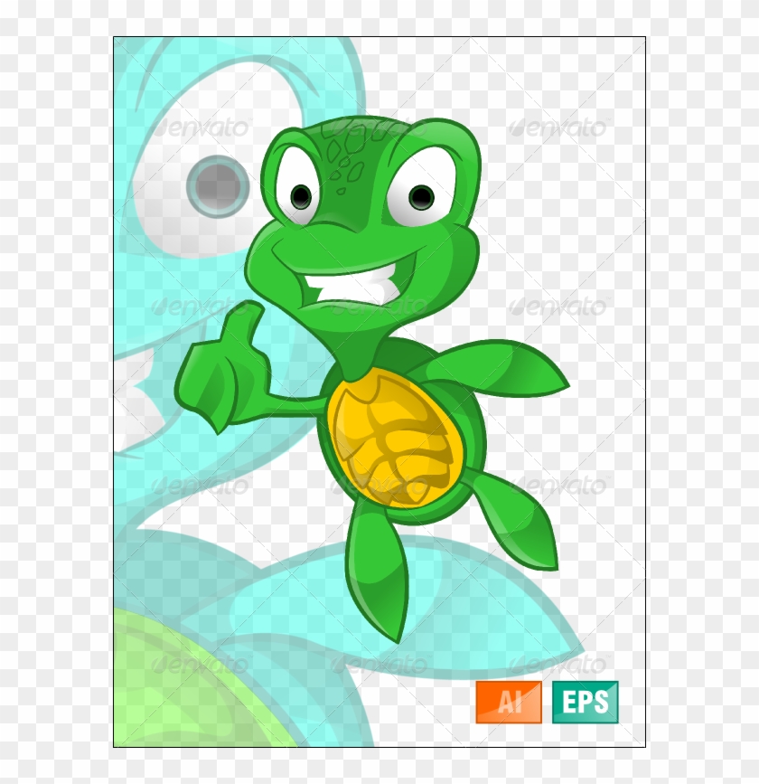Green Turtle - Cartoon - Free Transparent PNG Clipart Images Download