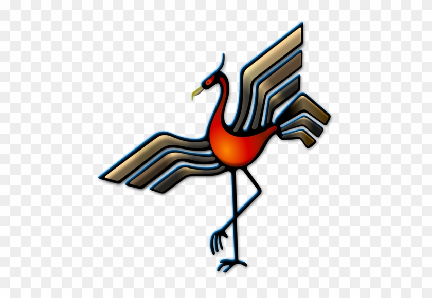 Renkli Kuş Amblemi Vektör Görüntü - Bird Emblem #1094351