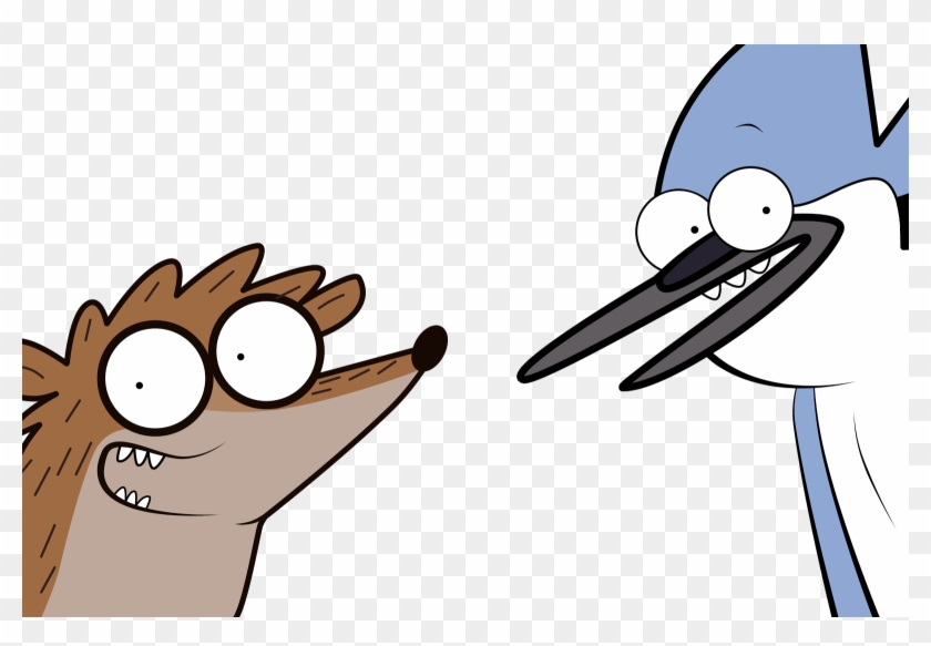 Posted By Kaylor Blakley At - Mordecai And Rigby Cartoon #1094475