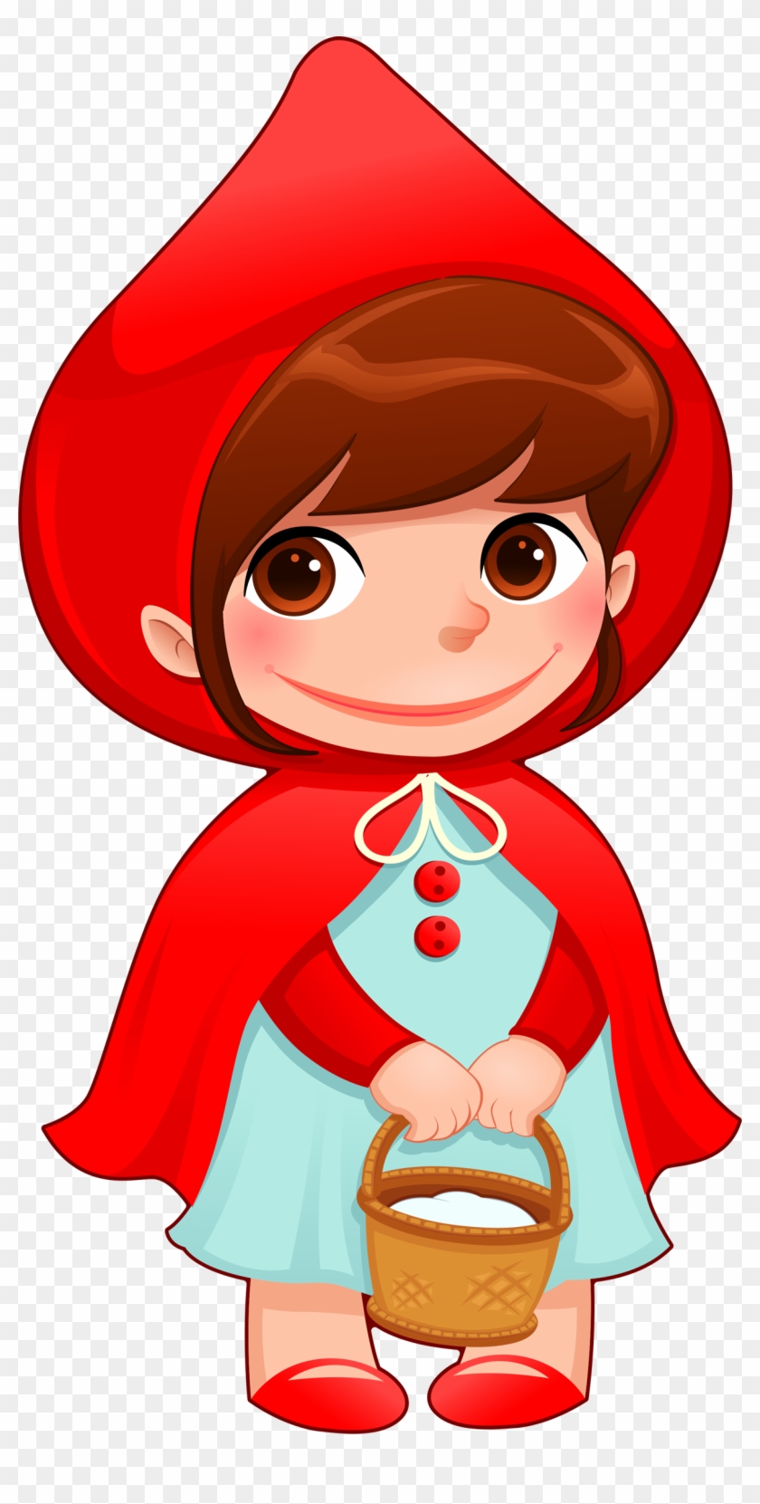 Tube Png Chapeuzinho Vermelho - Little Red Riding Hood Cartoon #1094513