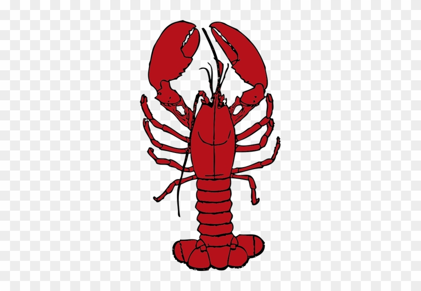 Vector Drawing Of Lobster Public Domain Vectors - Red Lobster Clip Art #1094538