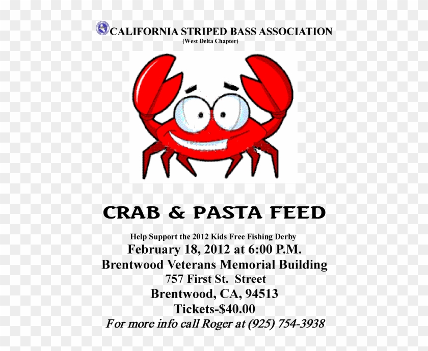 Crab Feed Flyer Clipart - Crab Clip Art #1094890