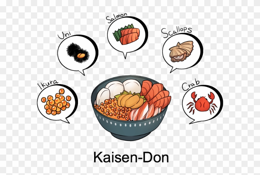 Kaisen-don Is A Donburi, Or Bowl Of Hot Rice, Topped - Kaisendon Hokkaido #1094950