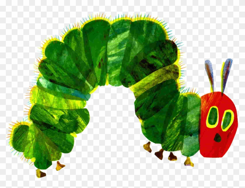 Caterpillar Clipart Transparent Background - Very Hungry Caterpillar Full Book #1094962