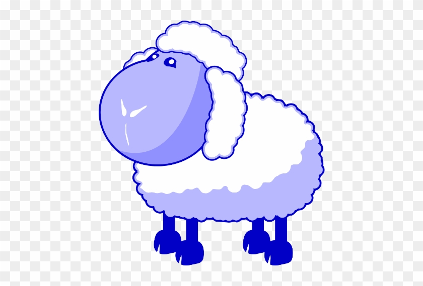 Cartoon A Baby Sheep #1095222