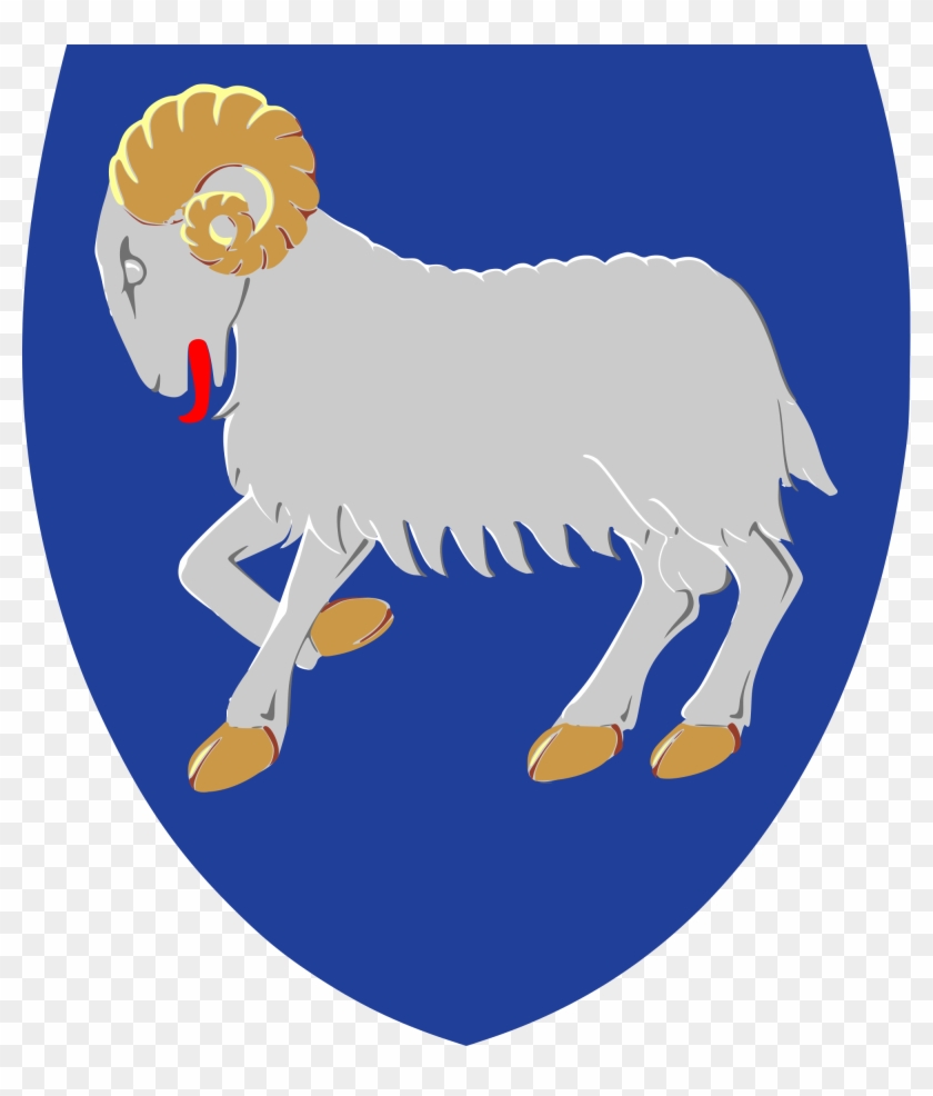 Coat Of Arms Of The Faroe Islands - Faroe Islands Coat Of Arms #1095233