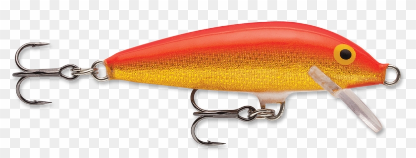 Wobler Rapala Original 7cm Gold Fl Red #1095263