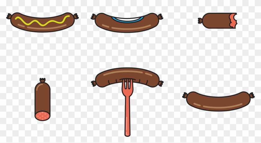 Sausage Food Illustration - Sausage #1095273