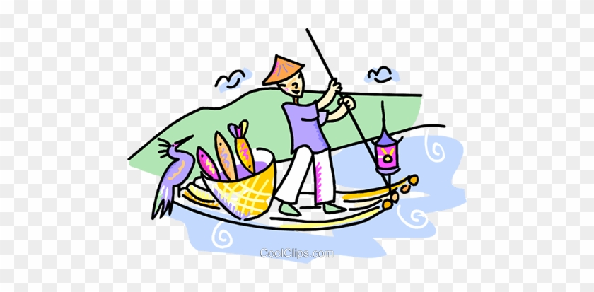 Fishing Boat Clipart Illustration - Fishing Boat Clipart Illustration #1095284