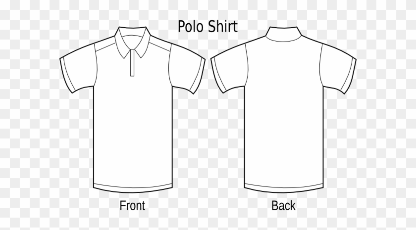 Polo Shirt Clipart - Polo Shirt Template Cdr #1095306