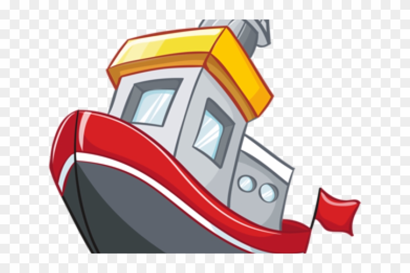 Fishing Boat Clipart Transportation - Cartoon Yacht #1095324