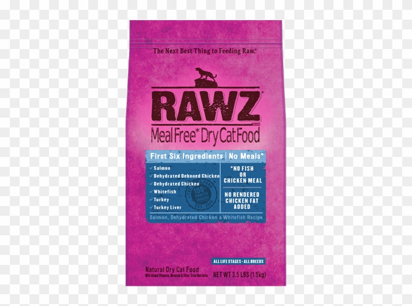 Rawz Meal Free Dry Cat Food - Rawz Meal Free Dry Dog Food - Salmon Dehydrated Chicken #1095375