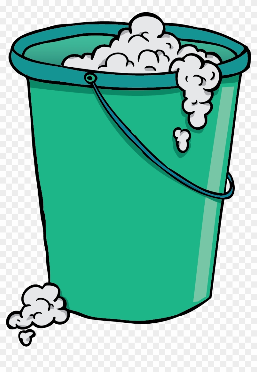 Soap Clipart - Bucket Cartoon Transparent Background #1095392