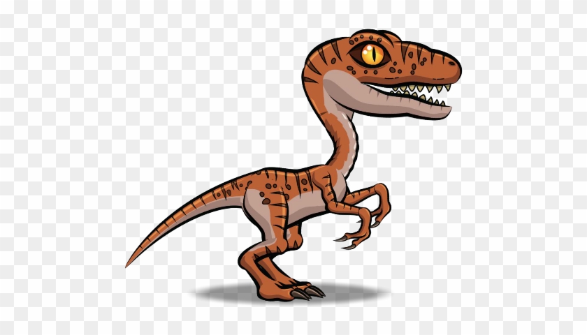 Velociraptor Tyrannosaurus Cartoon Dinosaur Animation - Dinosaur 2d Png #1095698