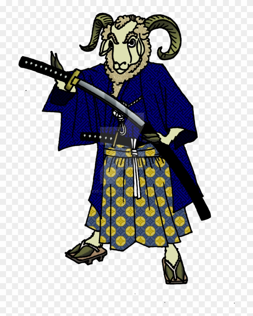 Samurai Sheep / Hitsuji No Samurai By Eye Of Tengri - Samurai Sheep #1095704