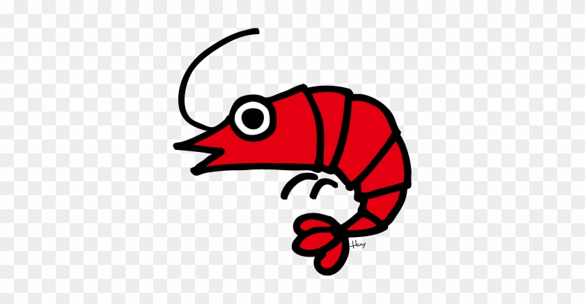 Shrimp イラスト By Harue Mizuno エビ イラスト 簡単 343x356 Png Clipart Download