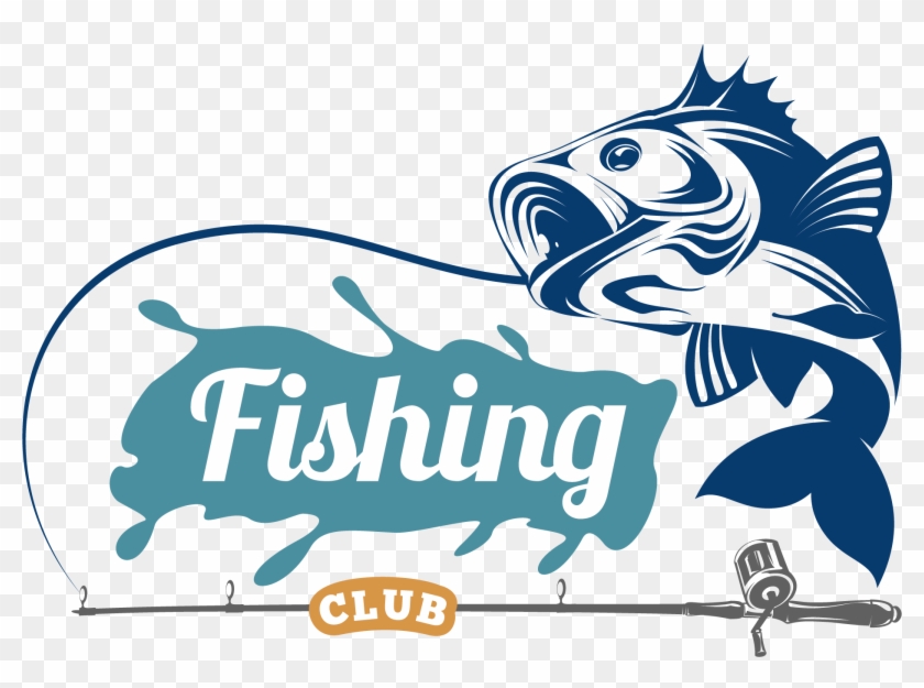 Logo Fishing Angling - Logo Bass Fish Vector - Free Transparent PNG Clipart  Images Download