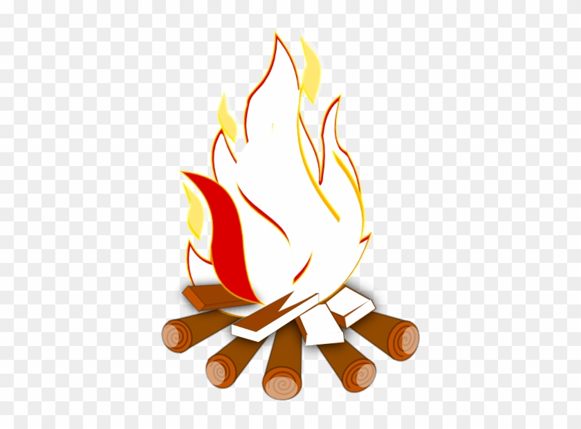 Beach Bonfire Clipart - Fire Pit #1096043