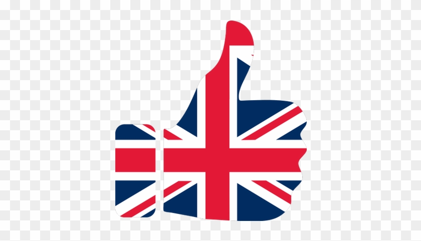 Uk Flag Thumb Up - Union Jack Flag #1096055